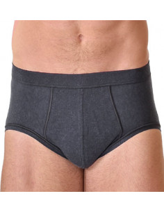 Slip ernia ch c/pelote nero misura 2