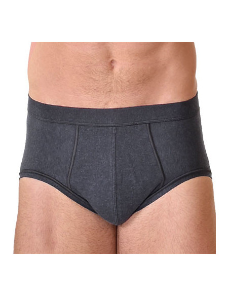 Slip ernia ch c/pelote nero misura 3