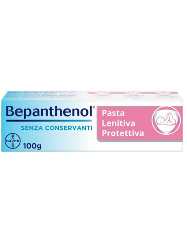 Bepanthenol pasta lenitiva protettiva per cambio pannolino 100g