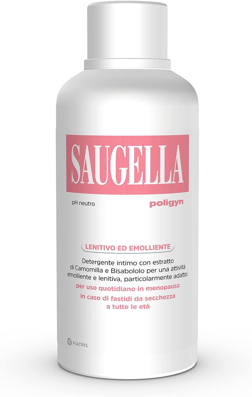 Image of Saugella poligyn detergente intimo per donne in menopausa o con bruciore ph neutro 7.0 250 ml cod085