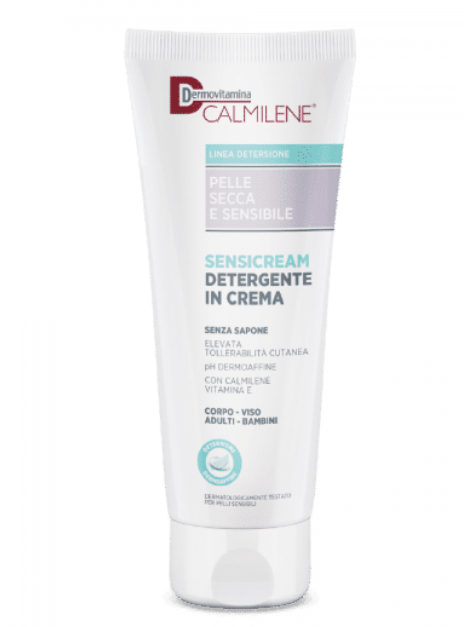 Dermovitamina calmilene sensicream detergente in crema per la detersione quotidiana di pelle secca e sensibile 250ml