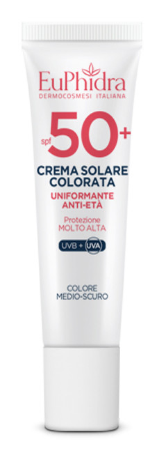 Image of Euphidra Crema Solare Viso Colorata Medio-Scura SPF 50+ cod085