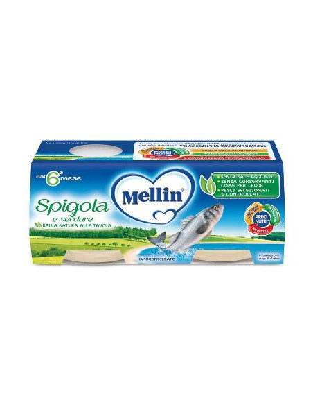 Mellin omog spigola 2x80g