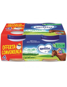 Mellin omog cavallo 4x80g