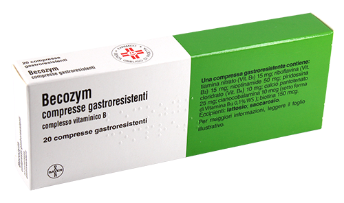 Image of Becozym 20 compresse gastrores cod085