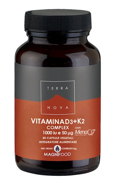 Vitamina d3 + k2 50 capsule terrano