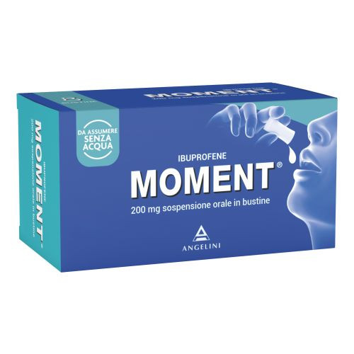 Moment ibuprofene sospensione orale 8 bustine 200mg