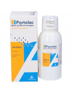 Portolac sciroppo flacone 200ml 66,67g