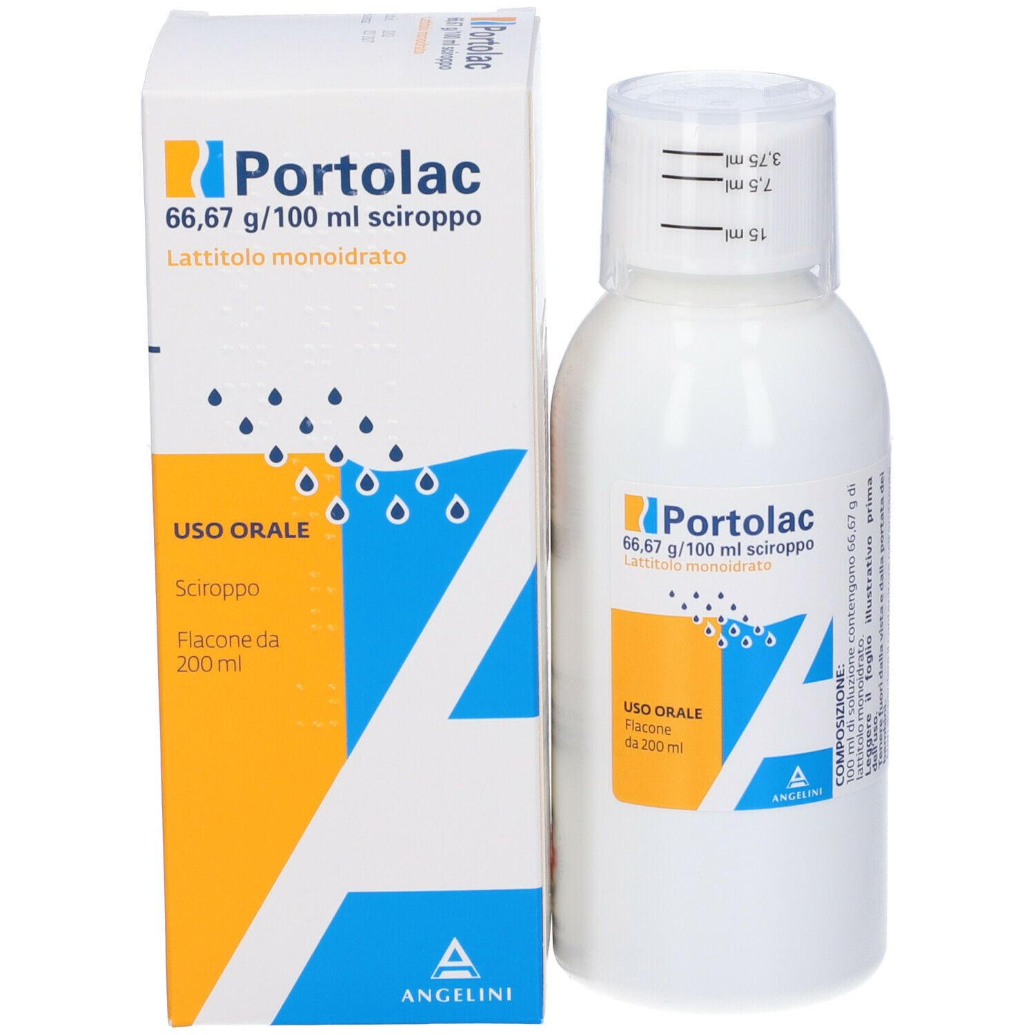 Image of Portolac sciroppo flacone 200ml 66,67g cod085
