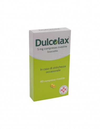 Dulcolax compresse contro la stitichezza occasionale 40 compresse rivestite 5 mg