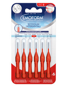 Emoform scovolino iso 2 rosso
