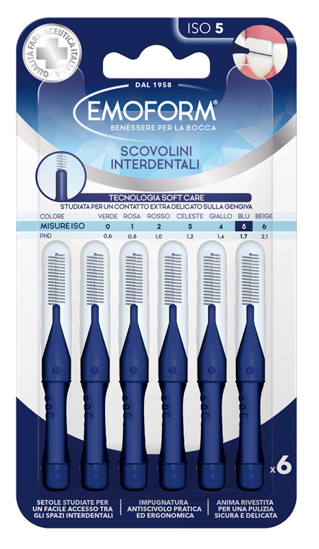 Image of Emoform scovolino iso 5 blu cod085