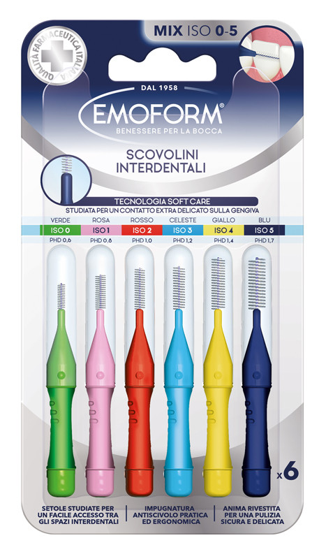 Image of Emoform scovolino mix 6pz cod085