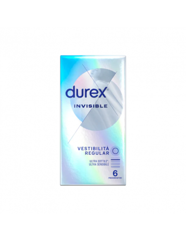 Durex invisible profilattici extra sottili 6 pezzi