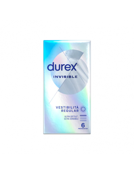Durex invisible profilattici extra sottili 6 pezzi