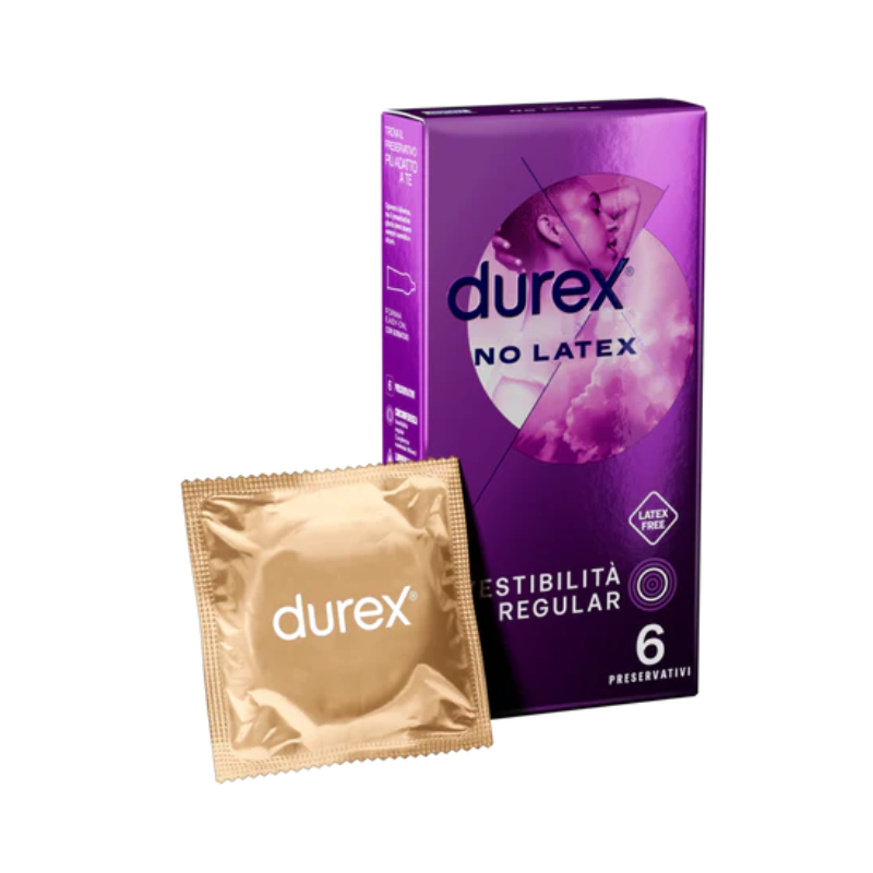 Durex no latex profilattici senza lattice 6 pezzi