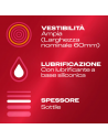 Durex supersottile xl profilattici vestibilità ampia 6 pezzi