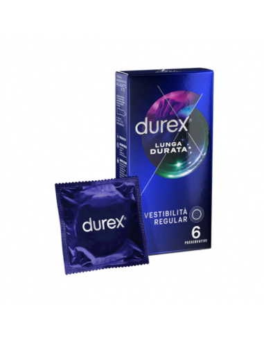 Durex lunga durata profilattici per un piacere prolungato 6 pezzi