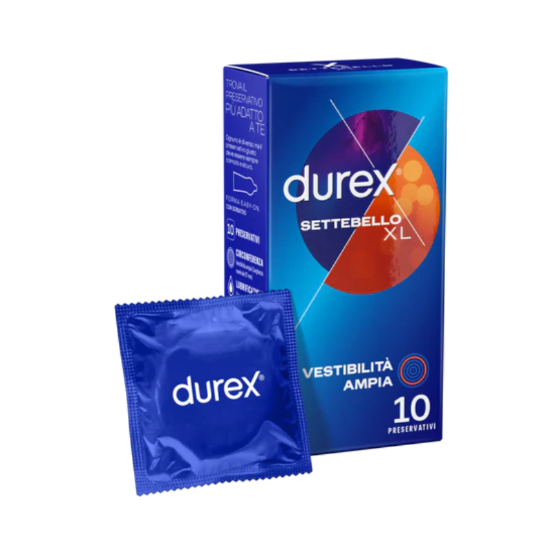 Durex settebello xl profilattici 10 pezzi