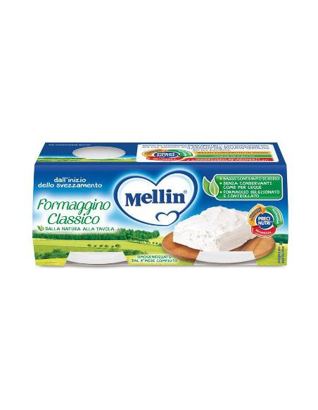 Mellin baby formaggino 2x80g