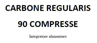 Image of Carbone regularis 90 compresse cod085