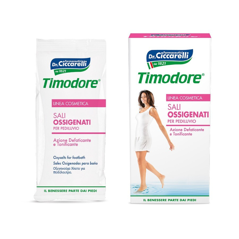 Timodore sali ossigenati per pediluvio ad azione defaticante e tonificante 400gr