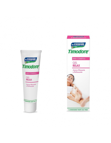 Timodore gel relax per alleviare affaticamento di piedi e caviglie 50ml