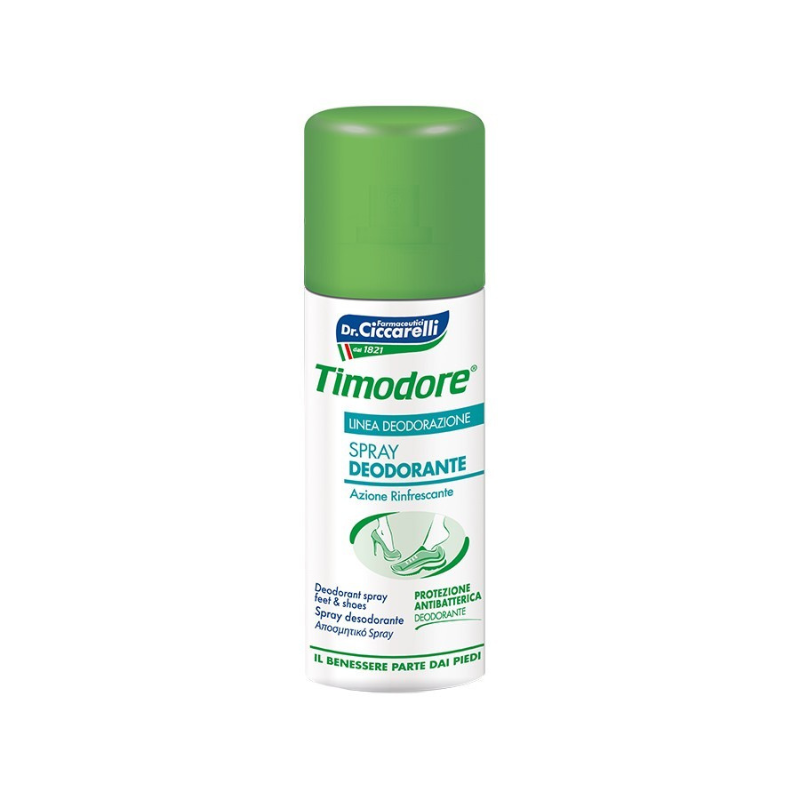 Timodore spray deodorante ad azione rinfrescante e protezione antibatterica 150ml