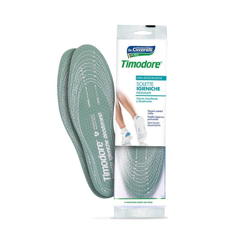 Image of Timodore solette igieniche profumate ad azione assorbente e deodorante 1 paio cod085
