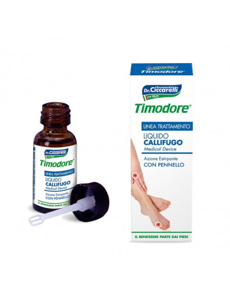 Timodore callifugo liquido con pennello ad azione estirpante contro calli e duroni 12ml
