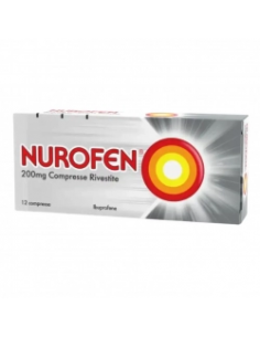 Nurofen ibuprofene compresse contro mal di testa e dolori lievi o moderati 12+ anni 12 compresse rivestite 200mg