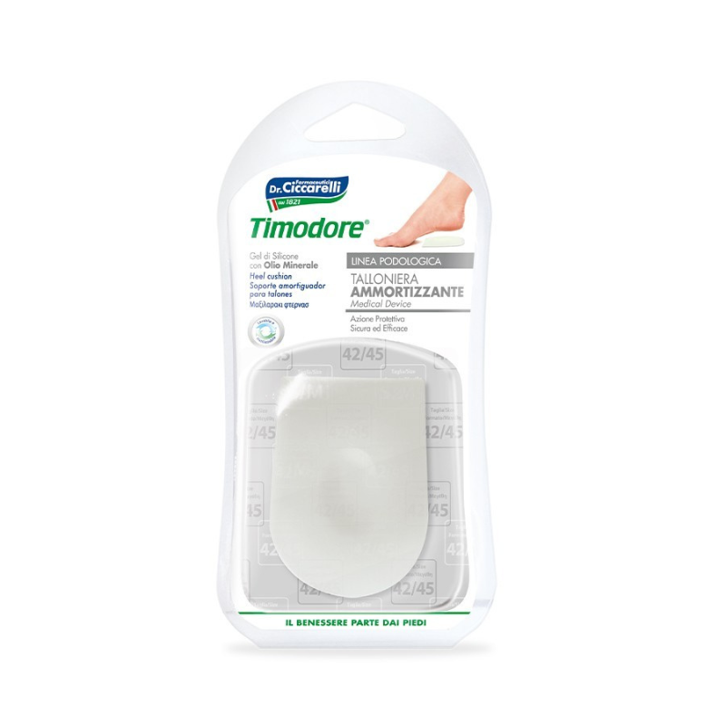 Timodore talloniera ammortizzante ad azione protettiva taglia 42-45 2 pezzi