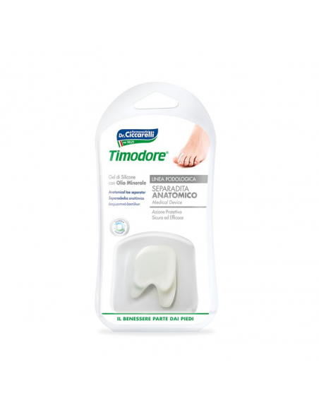 Timodore separadita anatomico ad azione protettiva 2 pezzi