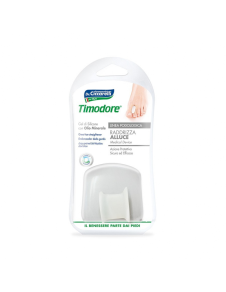 Timodore raddrizza alluce ad azione protettiva 1 pezzo
