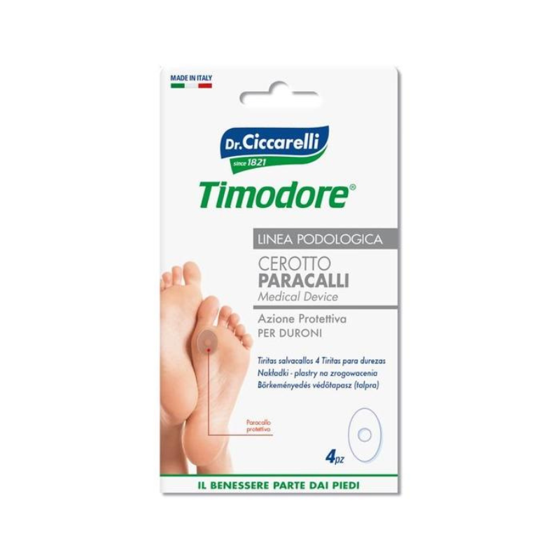Timodore cerotto paracalli ad azione protettiva per duroni 4 pezzi