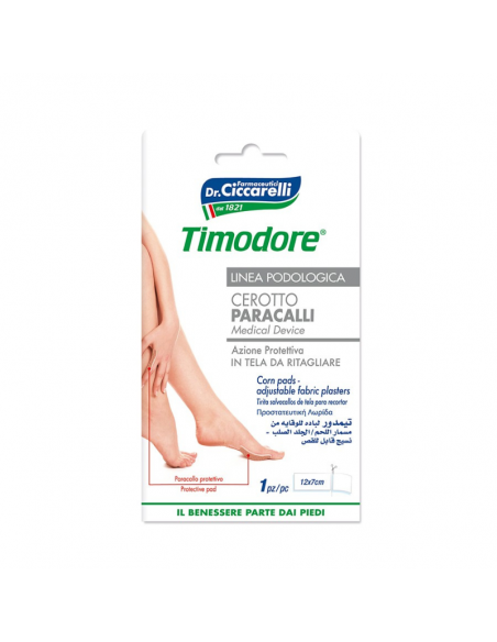 Timodore cerotto paracalli ad azione protettiva in tela da ritagliare 1 pezzo