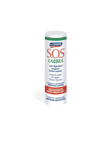 S.o.s stick labbra protettivo e lenitivo contro le irritazioni delle labbra 5,5ml