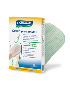 Ciccarelli guanto pre-saponato monouso senza risciacquo 10 pezzi