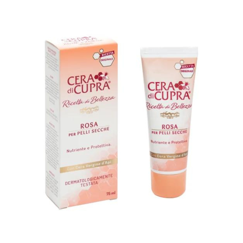 Cera di Cupra Crema Rosa per pelli secche in tubo 75ml