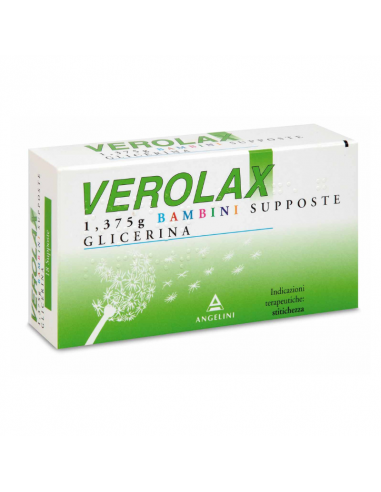 Verolax bambini 18 supposte glicerina per stitichezza 1,375g