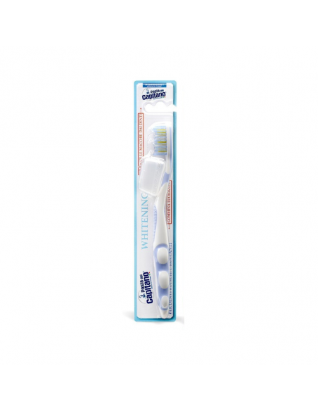Pasta del capitano spazzolino morbido whitening 1 pezzo
