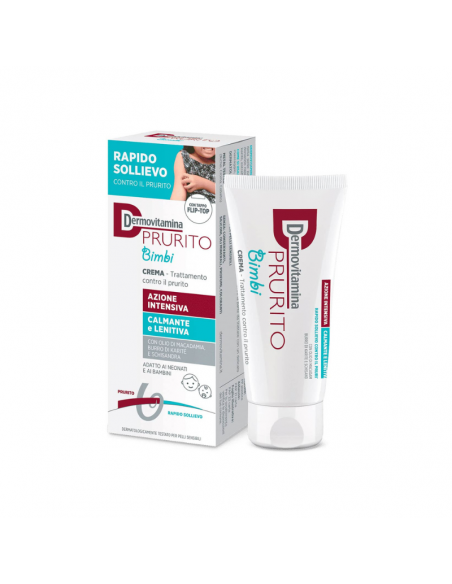 Dermovitamina prurito crema per bimbi ad azione lenitiva e calmante del prurito 30ml