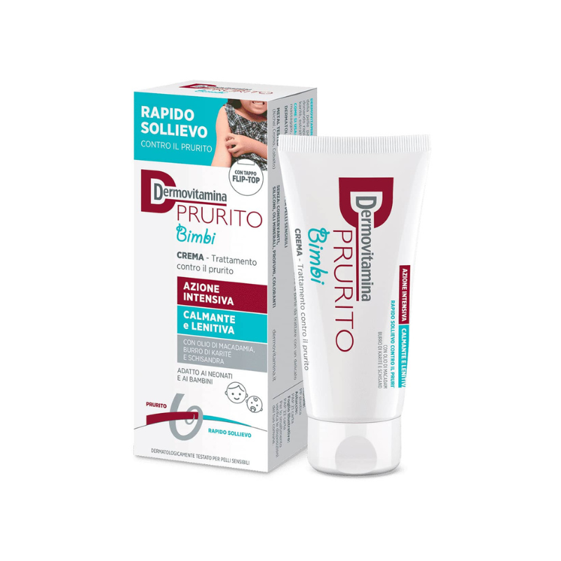 Image of Dermovitamina prurito crema per bimbi ad azione lenitiva e calmante del prurito 30ml cod085
