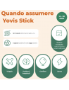 Yovis stick 50 miliardi fermenti lattici per equilibrio flora batterica intestinale 10 bustine
