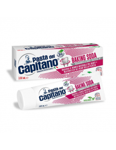 Pasta del capitano dentifricio baking soda per il bianco dei denti 100ml