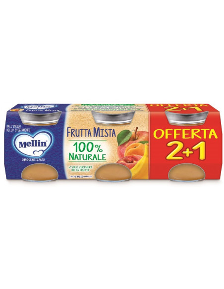 Mellin omog frutta mix 3pz