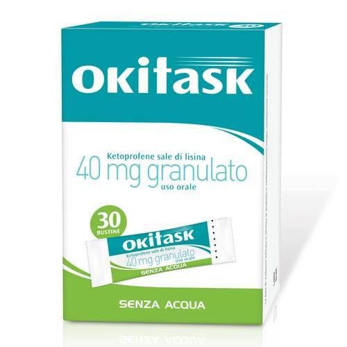 Image of Okitask antinfiammatorio orosolubile granulato 30 bustine 40mg cod085