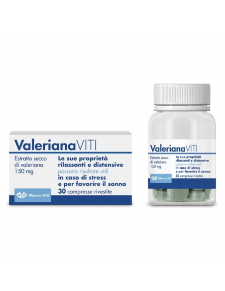 Marco Viti valeriana contro lo stress e l'insonnia 30 compresse rivestite