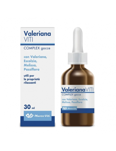 Marco Viti valeriana complex con proprietà rilassanti in gocce 30 ml