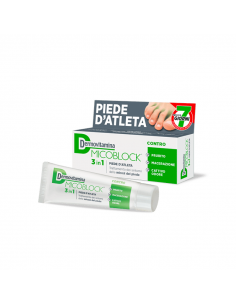 Dermovitamina micoblock 3 in 1 piede d'atleta per le micosi del piede crema 30ml